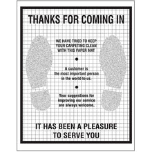 Load image into Gallery viewer, Poly-Back Floor Mats Service Department Georgia Independent Auto Dealers Association Store Footprint