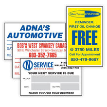 Load image into Gallery viewer, Custom Write-In Cut-Sheet Reminder Stickers Service Department Georgia Independent Auto Dealers Association Store Static Cling