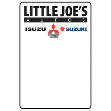 Load image into Gallery viewer, Custom 5 in 1 Static Cling Printing Supplies (Labels) Service Department Georgia Independent Auto Dealers Association Store Light Adhesive 2 1/4" x 1 1/2"