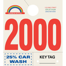 Load image into Gallery viewer, Custom Heavy Stock Side Padded Dispatch Numbers Service Department Georgia Independent Auto Dealers Association Store