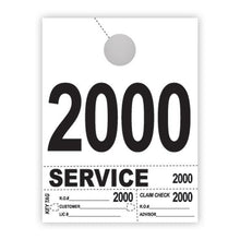 Load image into Gallery viewer, Heavy Brite™ 4 Part Service Dispatch Numbers (White Stock) Service Department Georgia Independent Auto Dealers Association Store (2000-2999)