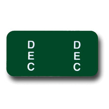 Load image into Gallery viewer, File Right™ Month Labels Service Department Georgia Independent Auto Dealers Association Store December