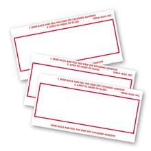 Load image into Gallery viewer, Stock Number Mini Signs Sales Department Georgia Independent Auto Dealers Association Store White with Red Border