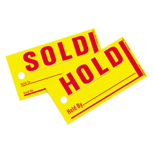 Sold/Hold Tags Sales Department Georgia Independent Auto Dealers Association Store Mini