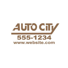 Load image into Gallery viewer, Custom Die-Cut Auto Decals Sales Department Georgia Independent Auto Dealers Association Store Satin Gold