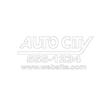 Load image into Gallery viewer, Custom Die-Cut Auto Decals Sales Department Georgia Independent Auto Dealers Association Store White