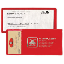 Load image into Gallery viewer, Custom Vinyl Policy Holders - Policy Pouch Sales Department Georgia Independent Auto Dealers Association Store Red