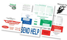 Load image into Gallery viewer, Custom Paper Document Holders (Vehicle Paper Wallets) Sales Department Georgia Independent Auto Dealers Association Store