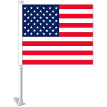 Load image into Gallery viewer, Clip-On Window Flags (Standard Flags) Sales Department Georgia Independent Auto Dealers Association Store American Flag