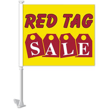 Load image into Gallery viewer, Clip-On Window Flags (Standard Flags) Sales Department Georgia Independent Auto Dealers Association Store Red Tag Sale