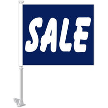 Load image into Gallery viewer, Clip-On Window Flags (Standard Flags) Sales Department Georgia Independent Auto Dealers Association Store Sale - Blue