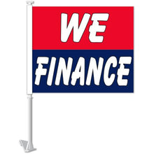 Load image into Gallery viewer, Clip-On Window Flags (Standard Flags) Sales Department Georgia Independent Auto Dealers Association Store Red/Blue - We Finance