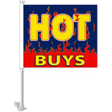Load image into Gallery viewer, Clip-On Window Flags (Standard Flags) Sales Department Georgia Independent Auto Dealers Association Store Hot Buys