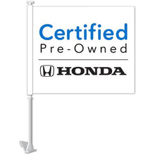 Load image into Gallery viewer, Clip-On Window Flags (Manufacturer Flags) Sales Department Georgia Independent Auto Dealers Association Store Certified Pre-Owned Honda