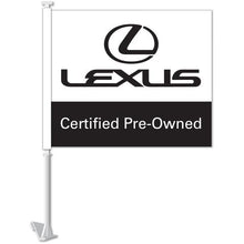Load image into Gallery viewer, Clip-On Window Flags (Manufacturer Flags) Sales Department Georgia Independent Auto Dealers Association Store Lexus Certified Pre-Owned