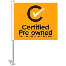 Load image into Gallery viewer, Clip-On Window Flags (Manufacturer Flags) Sales Department Georgia Independent Auto Dealers Association Store Certified Pre-Owned Ram Dodge Chrysler Jeep