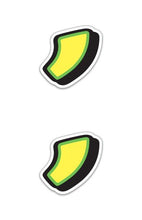 Load image into Gallery viewer, Giant Magnetic Slogans, Comma & Period Sales Department Georgia Independent Auto Dealers Association Store Comma Yellow with Green Border