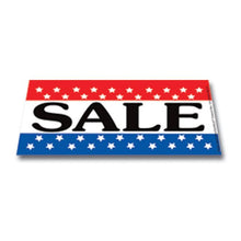 Load image into Gallery viewer, Windshield Banners Sales Department Georgia Independent Auto Dealers Association Store Sale -Red White and Blue