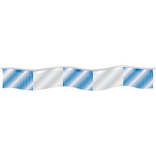 Load image into Gallery viewer, Streamers and Pennants Sales Department Georgia Independent Auto Dealers Association Store Metallic Streamers - Blue/Silver