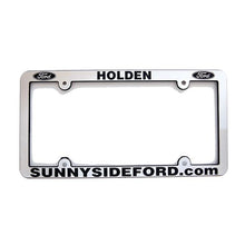 Load image into Gallery viewer, Custom Chrome License Plate Frames Sales Department Georgia Independent Auto Dealers Association Store Shiny Chrome Economy Recessed Letter