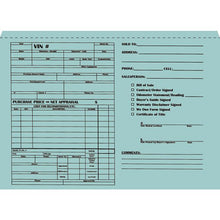 Load image into Gallery viewer, Custom Heavy Duty Deal Envelopes (Deal Jackets) Sales Department Georgia Independent Auto Dealers Association Store Green