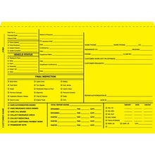Load image into Gallery viewer, Custom Heavy Duty Deal Envelopes (Deal Jackets) Sales Department Georgia Independent Auto Dealers Association Store Yellow