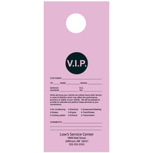 Load image into Gallery viewer, Custom Hang Tags Service Department Georgia Independent Auto Dealers Association Store Pink