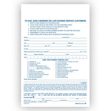 Load image into Gallery viewer, Night Drop Envelopes Service Department Georgia Independent Auto Dealers Association Store Service Estimate and Parts Return 500 Per Box