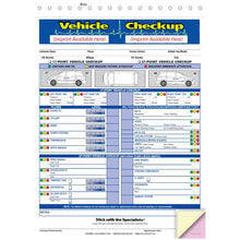 Load image into Gallery viewer, Imprinted Generic Multi-Point Inspection Forms Service Department Georgia Independent Auto Dealers Association Store Generic - Vehicle Checkup