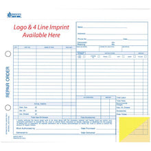 Load image into Gallery viewer, Imprinted Repair Orders Service Department Georgia Independent Auto Dealers Association Store (Form #RO-600-3)