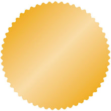 Load image into Gallery viewer, Custom 2" Starburst Labels Service Department Georgia Independent Auto Dealers Association Store Gold Foil