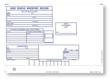 Load image into Gallery viewer, Vehicle Inventory Cards Office Forms Georgia Independent Auto Dealers Association Store