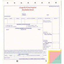 Load image into Gallery viewer, Imprinted Vehicle Invoice Office Forms Georgia Independent Auto Dealers Association Store (Form #6131-4)