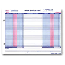 Load image into Gallery viewer, General Journal Vouchers Office Forms Georgia Independent Auto Dealers Association Store (Form #A-7221VI)