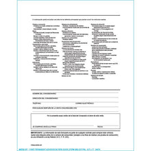 Load image into Gallery viewer, PEEL n SEAL™ Imprinted 1-Part Buyers Guide Sales Department Georgia Independent Auto Dealers Association Store Backer Printing Only Spanish