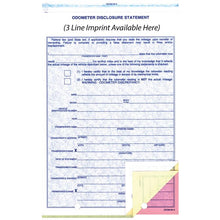 Load image into Gallery viewer, Imprinted Odometer Disclosure Statements Sales Department Georgia Independent Auto Dealers Association Store Blue Screen