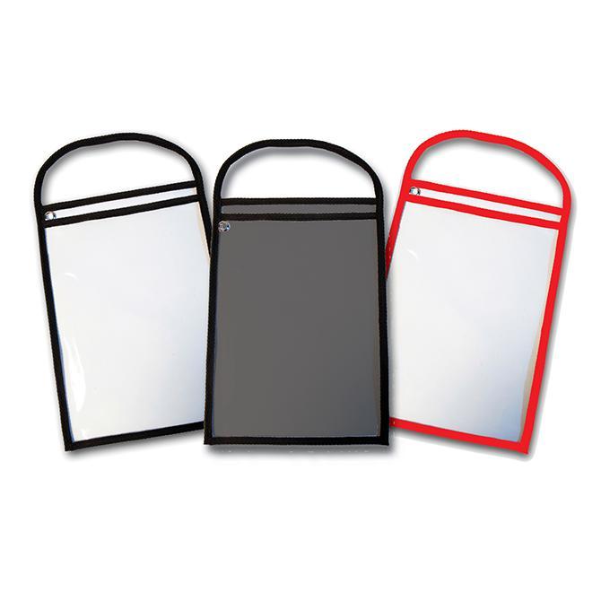 Job Ticket Holder Repair Order / Work Ticket Holders (Clear With Black Handle) (25 Per Package Job Ticket Holders - Foto 11