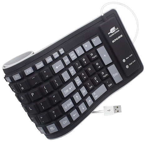 ProMinder System Printer Accessories - Rollable Waterproof USB Keyboard