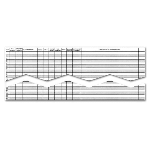Route Sheet/Appointment Pad (Form RS-57) Service Department Georgia Independent Auto Dealers Association Store