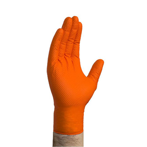 Nitrile Gloves Service Department Georgia Independent Auto Dealers Association Store Medium Orange