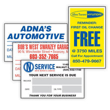 Load image into Gallery viewer, Custom Write-In Cut-Sheet Reminder Stickers Service Department Georgia Independent Auto Dealers Association Store Static Cling
