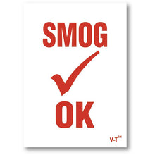 Load image into Gallery viewer, Static Cling Inspection Sticker (Safety/Smog) Sales Department Georgia Independent Auto Dealers Association Store Smog
