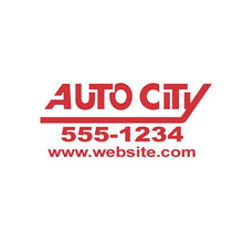 Load image into Gallery viewer, Custom Die-Cut Auto Decals Sales Department Georgia Independent Auto Dealers Association Store Red
