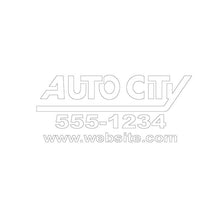 Load image into Gallery viewer, Custom Die-Cut Auto Decals Sales Department Georgia Independent Auto Dealers Association Store White
