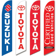 Load image into Gallery viewer, Manufacturer Swooper Banners Sales Department Georgia Independent Auto Dealers Association Store Suzuki
