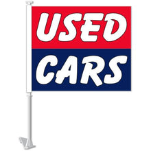 Load image into Gallery viewer, Clip-On Window Flags (Standard Flags) Sales Department Georgia Independent Auto Dealers Association Store Red/Blue - Used Cars
