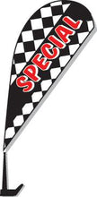 Load image into Gallery viewer, Clip-On Paddle Flags Sales Department Georgia Independent Auto Dealers Association Store Checkered - Special
