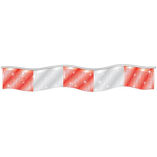 Streamers and Pennants Sales Department Georgia Independent Auto Dealers Association Store Metallic Streamers - Red/Silver