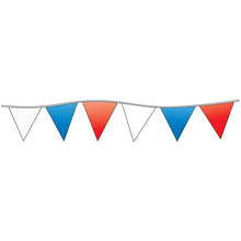 Load image into Gallery viewer, Streamers and Pennants Sales Department Georgia Independent Auto Dealers Association Store Triangle Pennants - Red/White/Blue
