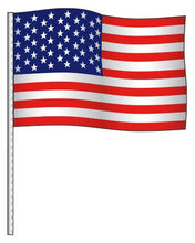 Load image into Gallery viewer, Antenna Flags - Supreme Cloth Sales Department Georgia Independent Auto Dealers Association Store Supreme Cloth - American Flag
